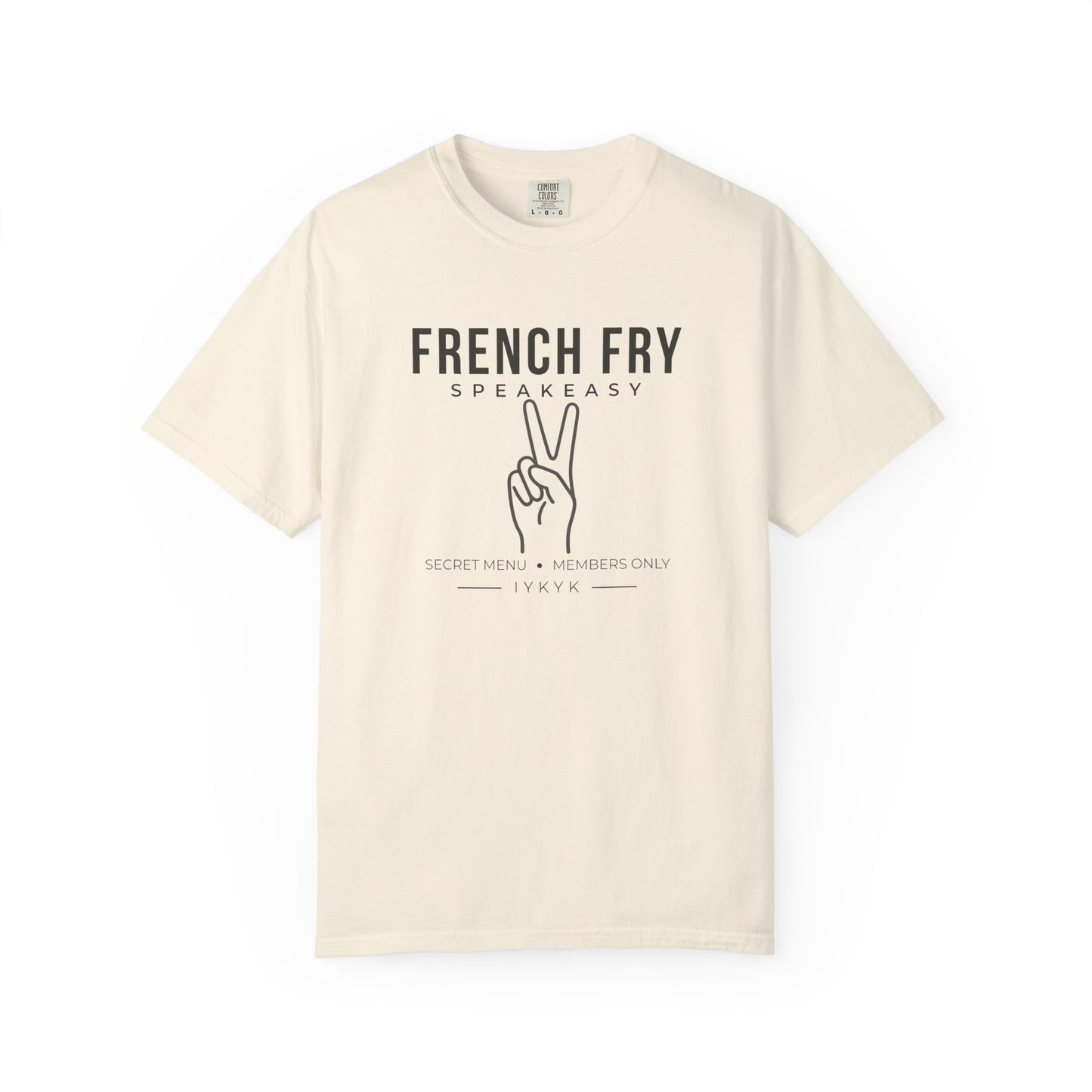 French Fry Speakeasy Shirt, Secret Menu Graphic Tee, IYKYK Shirt, Funny Viral Tee, Minimalist Comfort Colors Shirt, Love Island