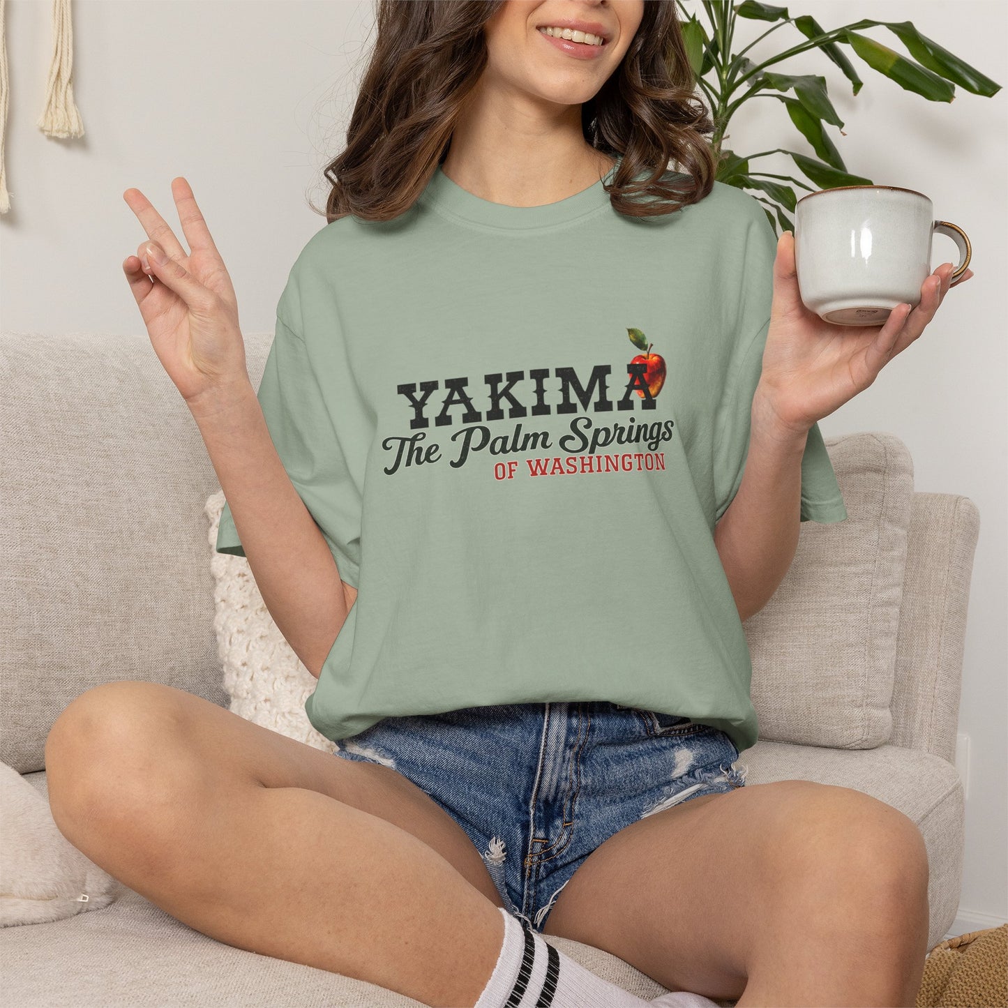 Yakima The Palm Springs of Washington T-Shirt | PNW Tee | Comfort Colors