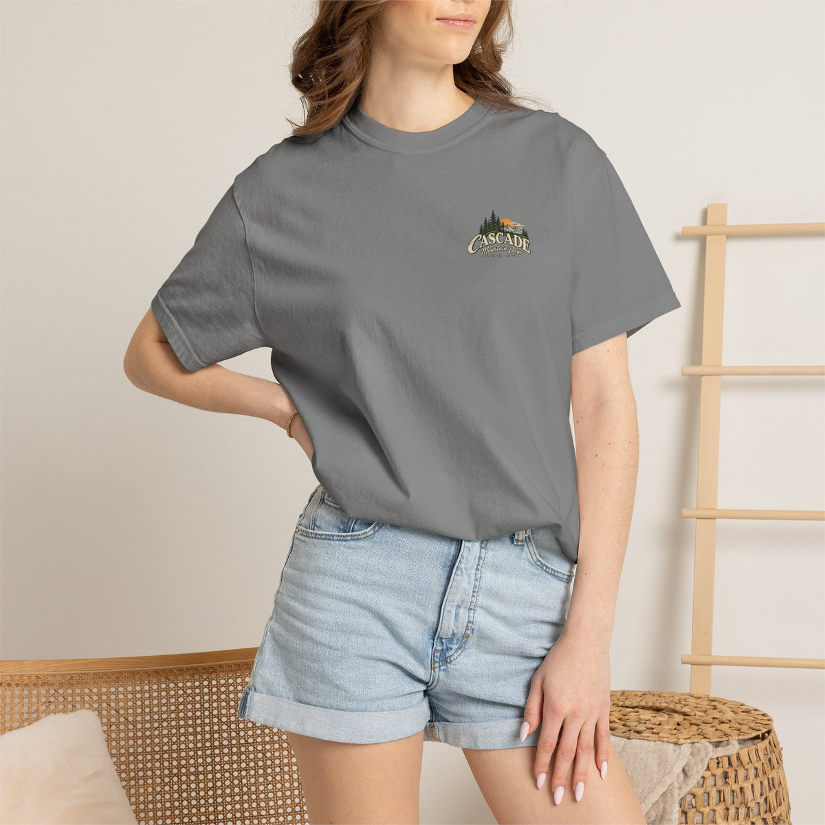 Cascade Mountain Days Tee | Vintage Mountain Graphic T-Shirt
