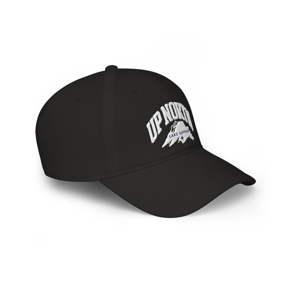 Up North Lake Superior Embroidered Low-Profile Trucker Hat