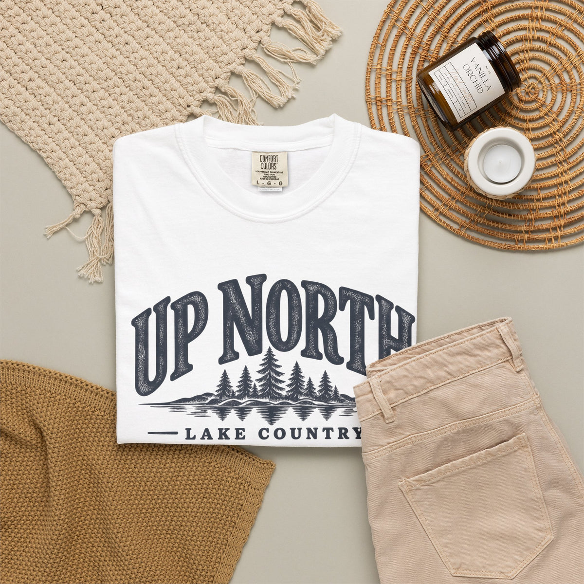 Up North Lake Country Vintage Tee