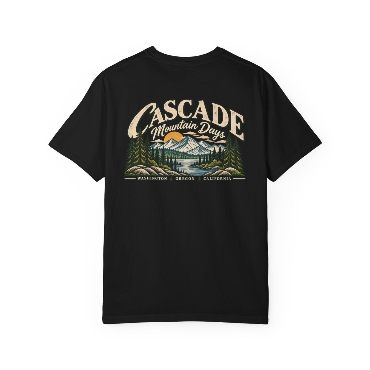 Cascade Mountain Days Tee | Vintage Mountain Graphic T-Shirt