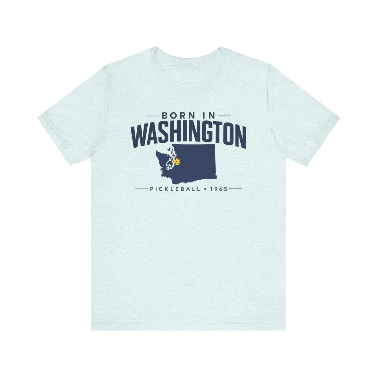 Born in Washington Pickleball 1965 Unisex Tee