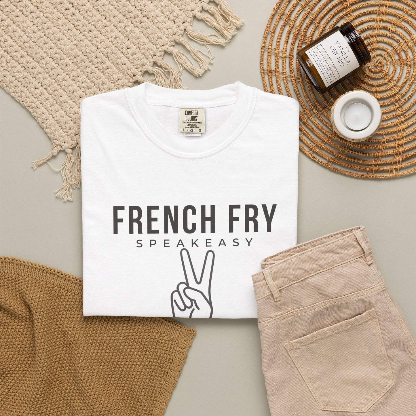 French Fry Speakeasy Shirt, Secret Menu Graphic Tee, IYKYK Shirt, Funny Viral Tee, Minimalist Comfort Colors Shirt, Love Island