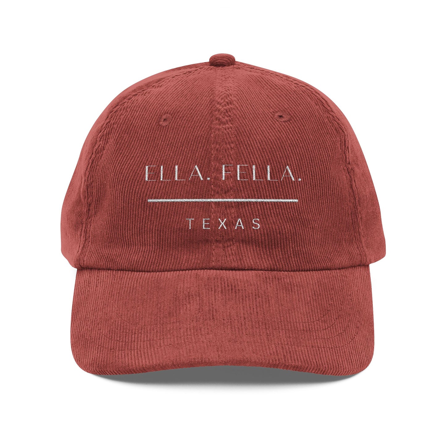 Ella Fella Texas Corduroy Hat, Men's Texas Hat, Country Concert Hat, Western Cap, Austin Style, Cowboy Gift