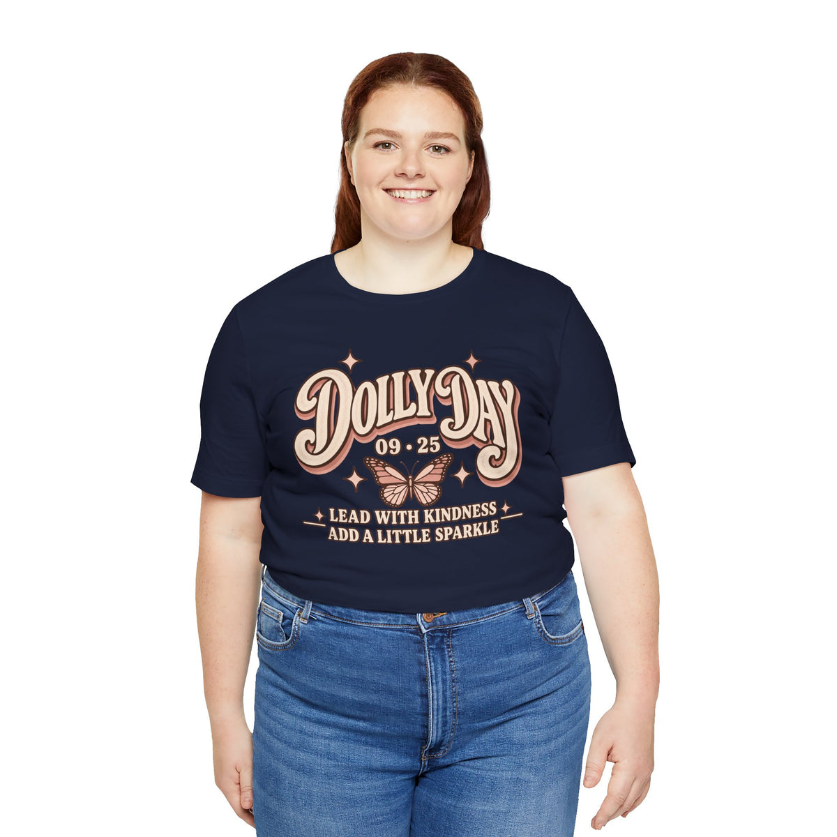 Dolly Day 9•25 Tee | Lead With Kindness & Add a Little Sparkle