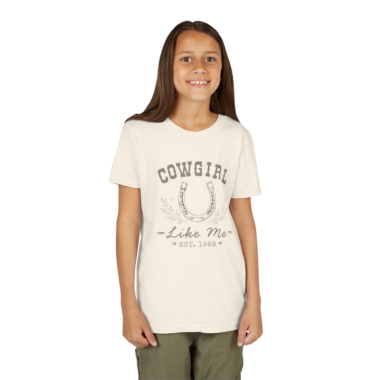Cowgirl Like Me Girls Shirt | Western Kids Tee | Rodeo Girl Outfit | Horse Lover Gift