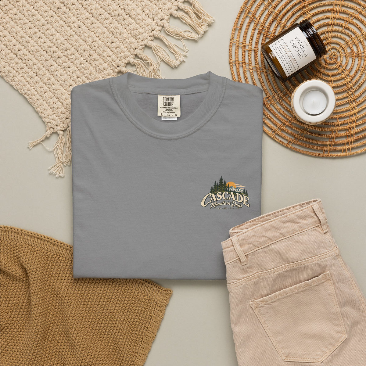Cascade Mountain Days Tee | Vintage Mountain Graphic T-Shirt