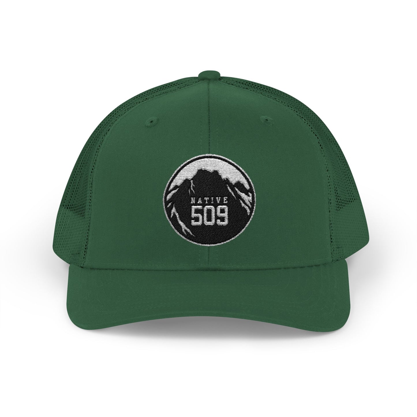 509 Mountains Patch Snapback Trucker Cap | Cascade Range Badge