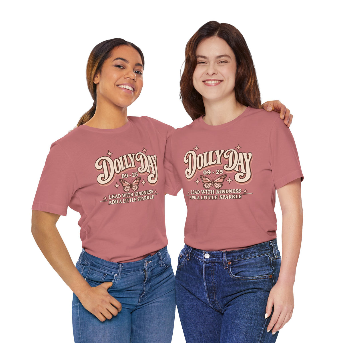 Dolly Day 9•25 Tee | Lead With Kindness & Add a Little Sparkle