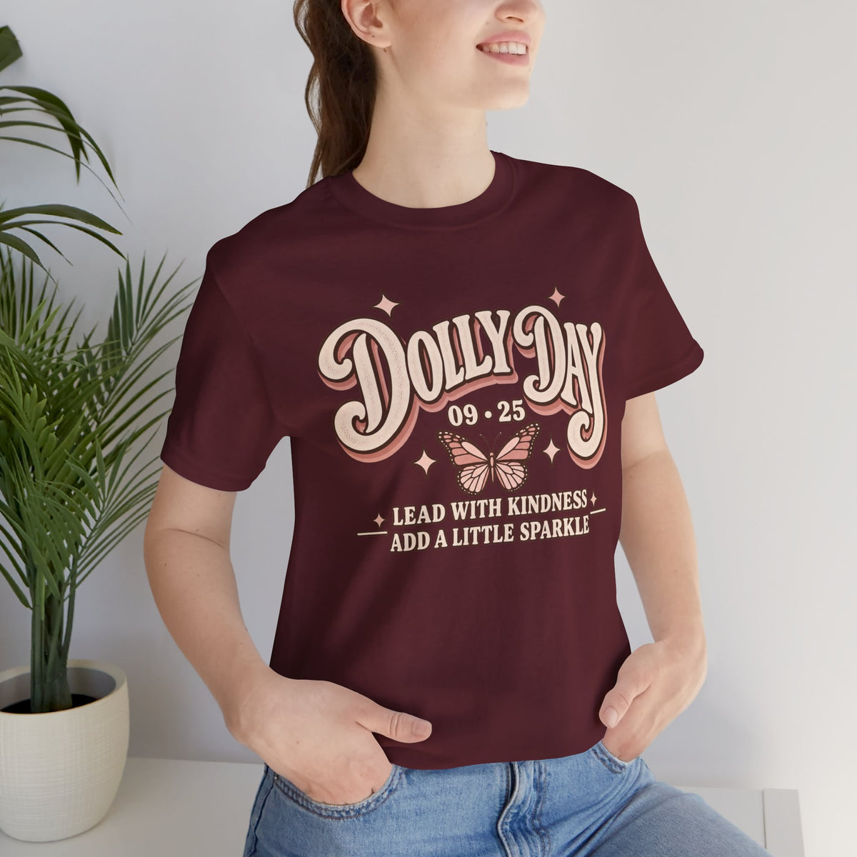 Dolly Day 9•25 Tee | Lead With Kindness & Add a Little Sparkle