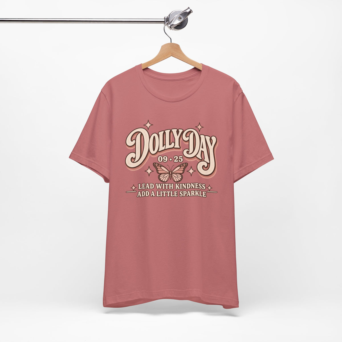 Dolly Day 9•25 Tee | Lead With Kindness & Add a Little Sparkle