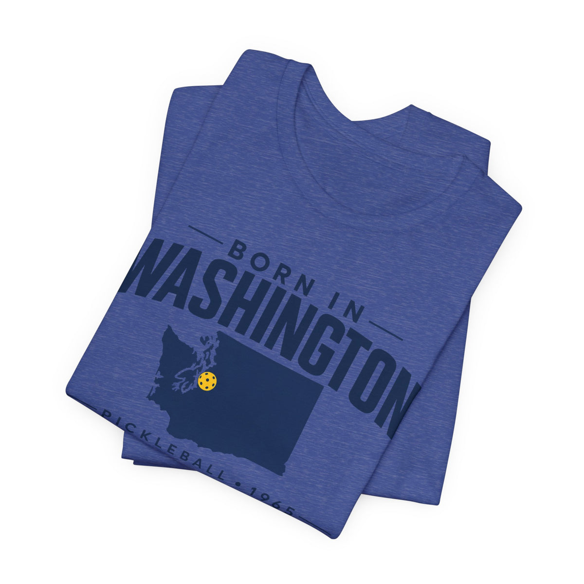 Born in Washington Pickleball 1965 Unisex Tee