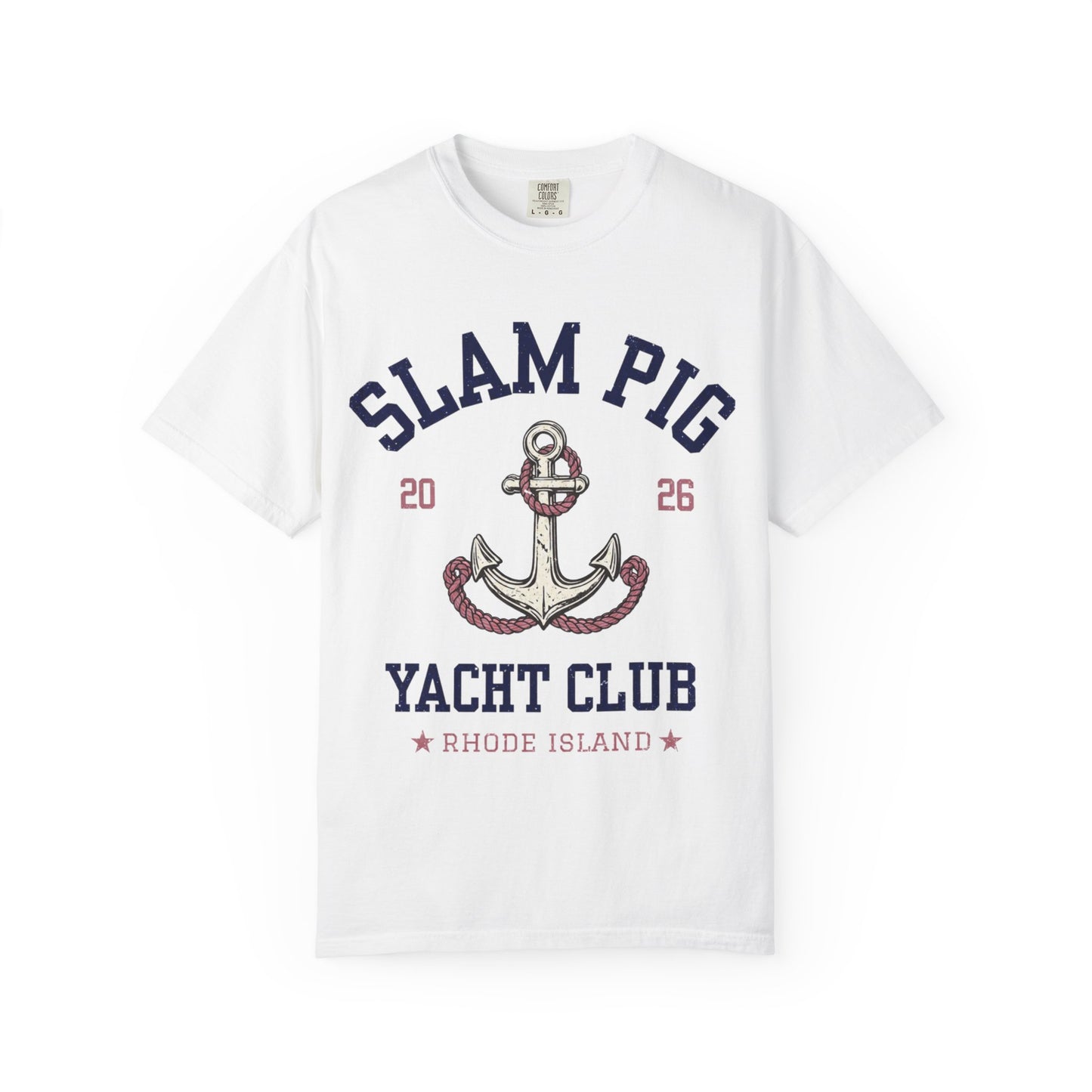 Slam Pig Yacht Club T-Shirt | Rhode Island Reality Nautical