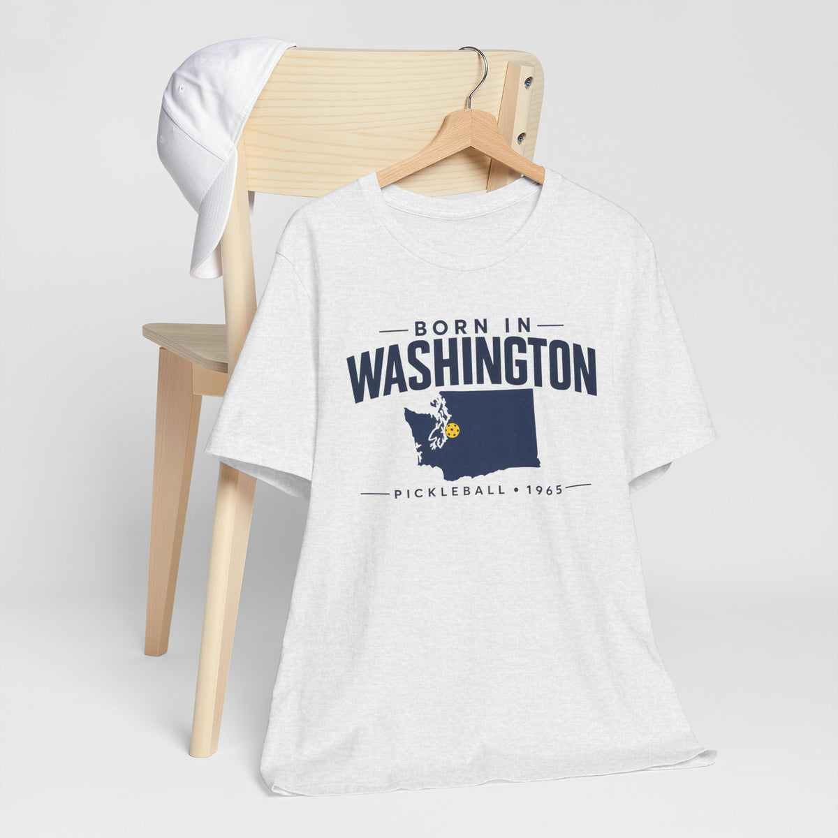 Born in Washington Pickleball 1965 Unisex Tee