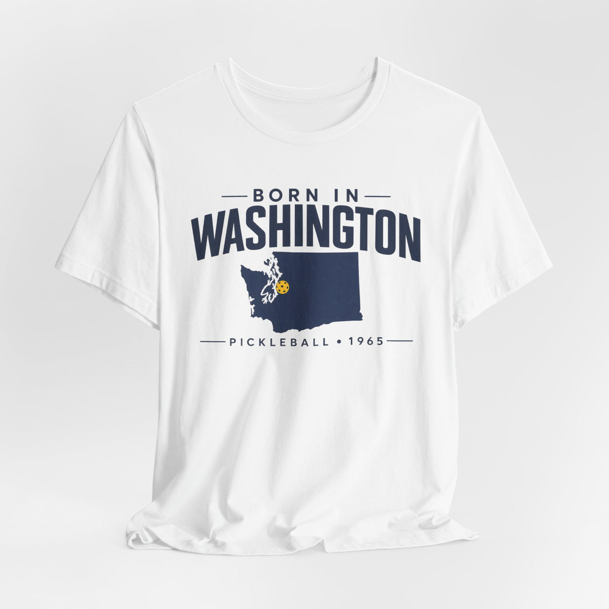 Born in Washington Pickleball 1965 Unisex Tee