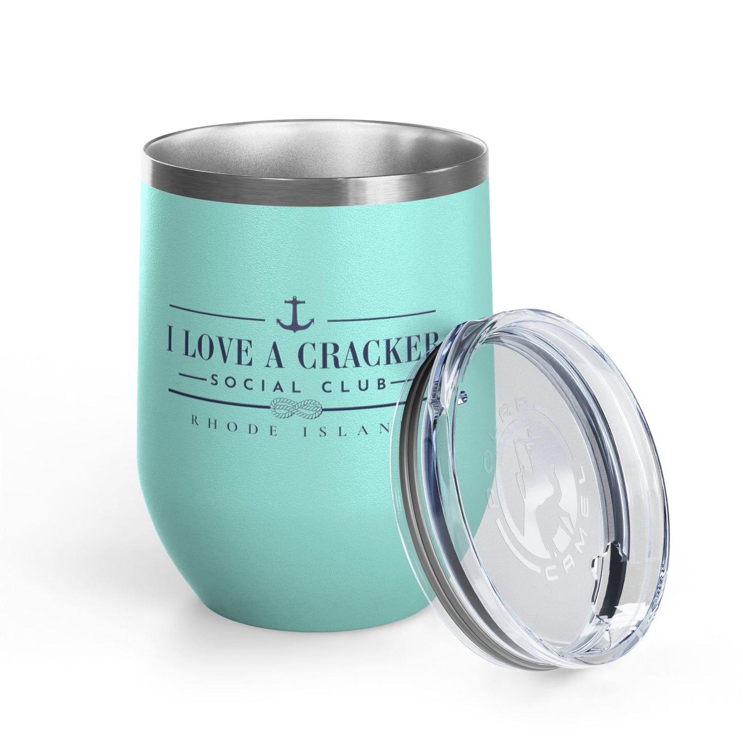 I Love a Cracker Social Club Tumbler, RHORI Inspired Wine Tumbler, Rhode Island Gift, Funny Bravo Cup, 12oz Insulated Cup