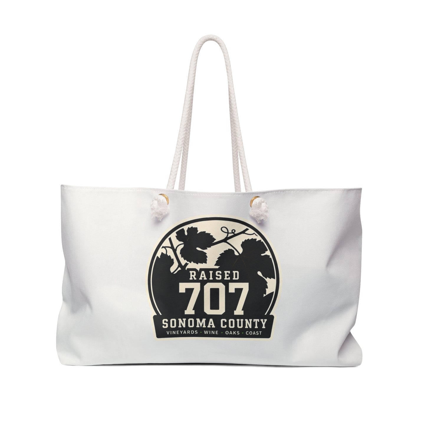 Raised in Sonoma County Tote Bag, Wine Country Gift, Vineyard Tote, California Wine Lover Gift, Local Pride