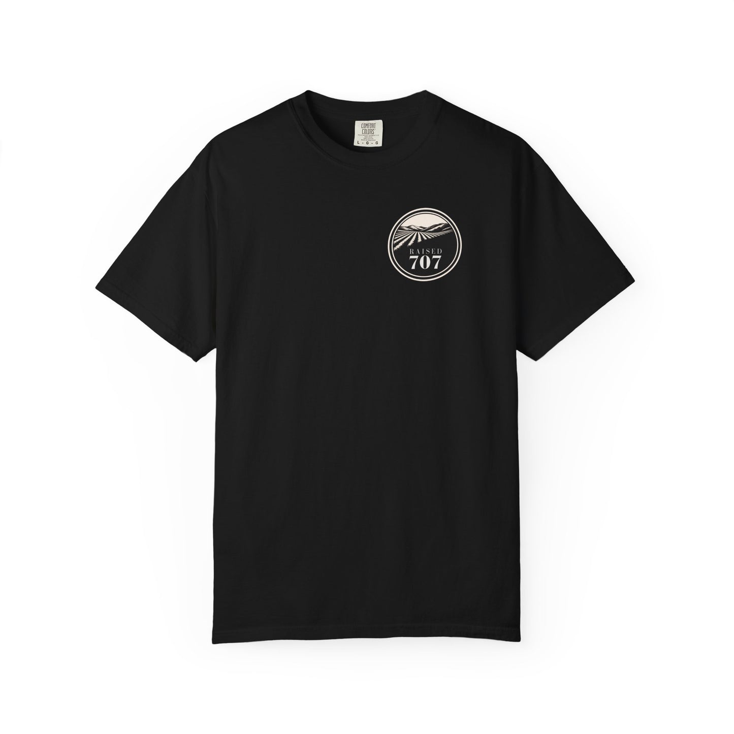 Raised in Napa County T Shirt | Napa Valley 707 Wine Country Tee | California Vineyard Shirt | Comfort Colors 1717