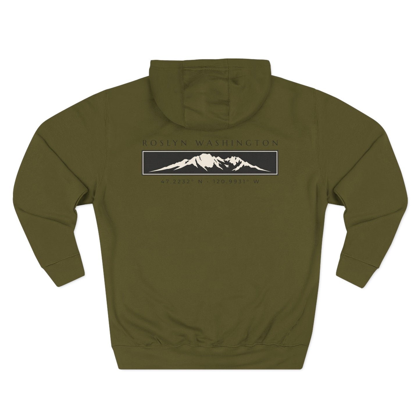 Roslyn Washington Hoodie | Mount Stuart Hoodie | Raised 509 Hoodie | PNW Sweatshirt | Cle Elum | Suncadia | Leavenworth | Washington Hoodie