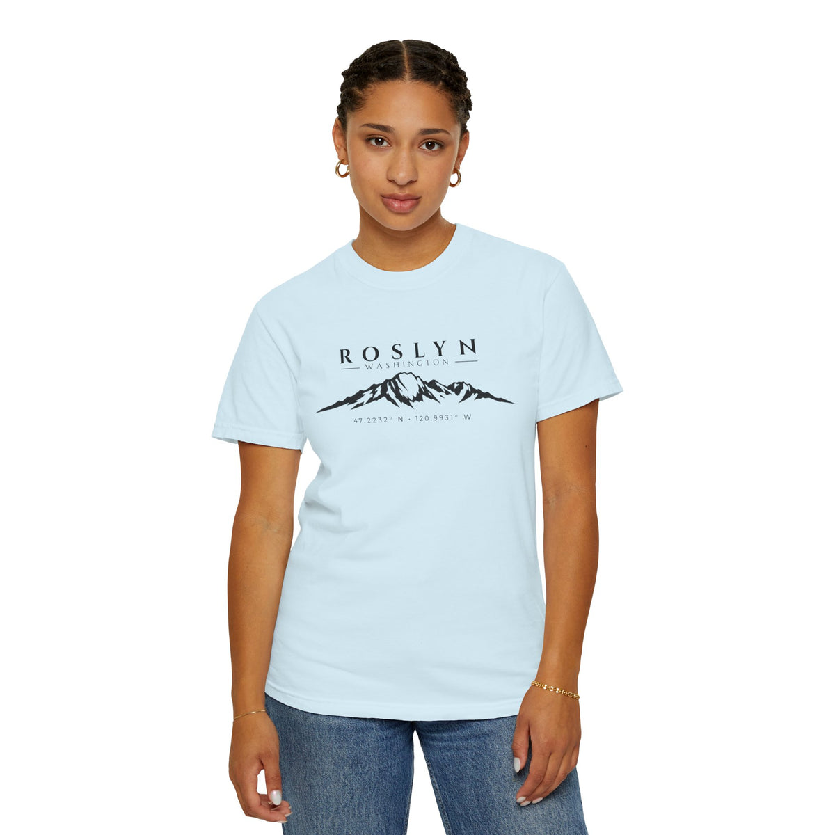 Roslyn Washington T-Shirt | Mount Stuart Shirt | Washington Mountain Shirt | Cle Elum