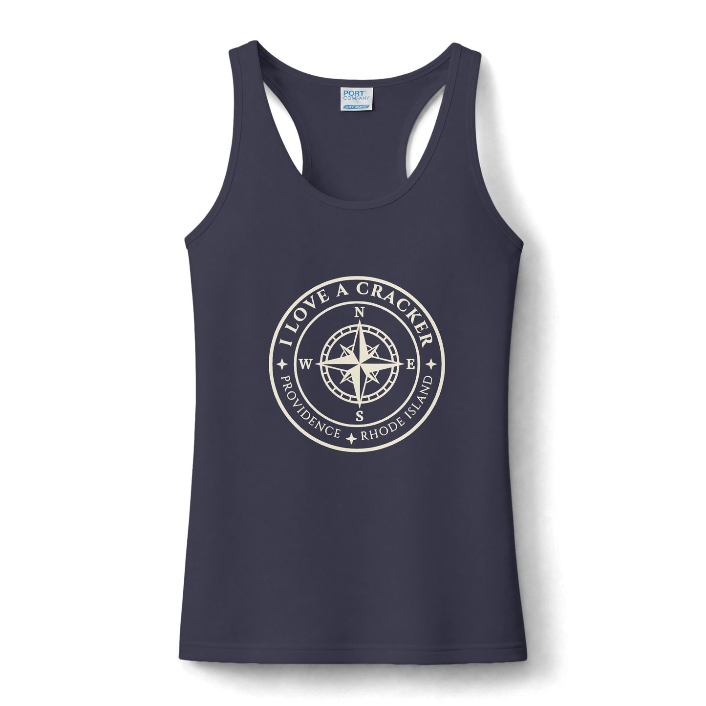 I Love A Cracker Performance Tank, Rhode Island Tank Top, Providence RI Workout Tank, Coastal Nautical Gym Shirt, Bravo Fan Gift