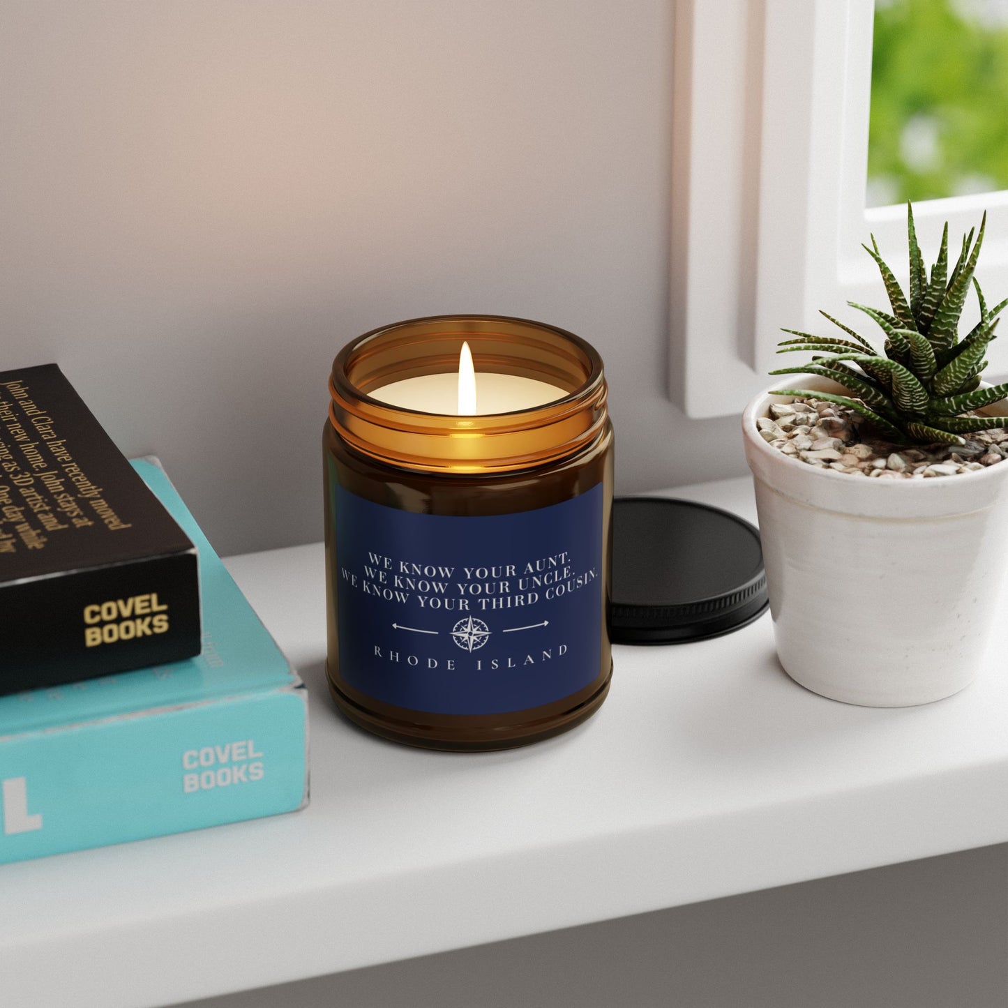 Rhode Island Candle | In Rhode Island You Know Everyone Gift | Rhode Island Home Decor | New England Gift | Soy Candle