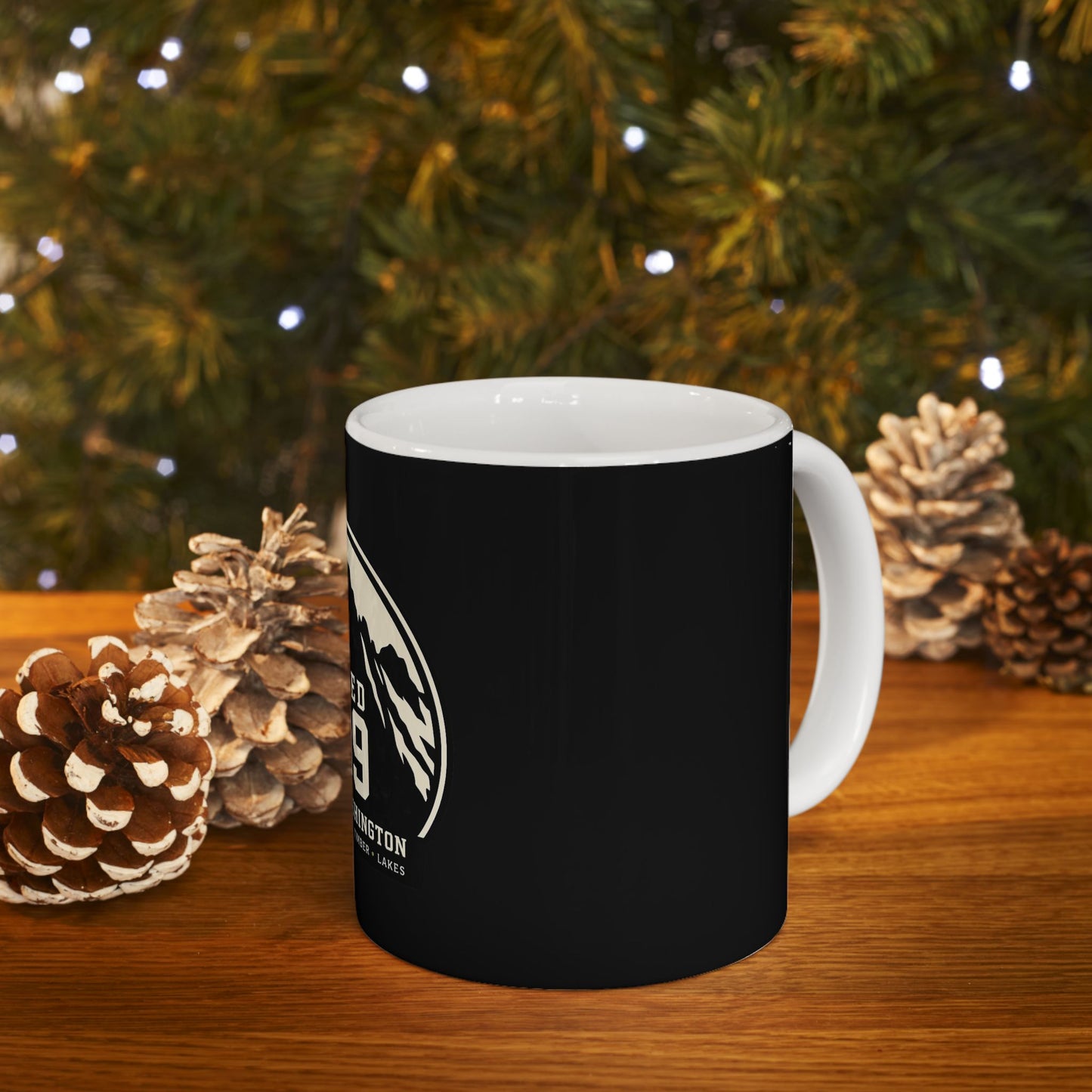 Raised 509 Coffee Mug | Central Washington Mug | 509 Area Code Gift | Mountain Coffee Cup | Spokane Wenatchee Yakima Gift