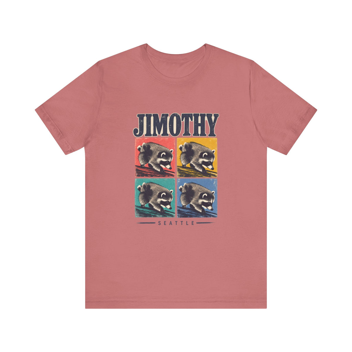 JIMOTHY Seattle Raccoon Graphic Tee