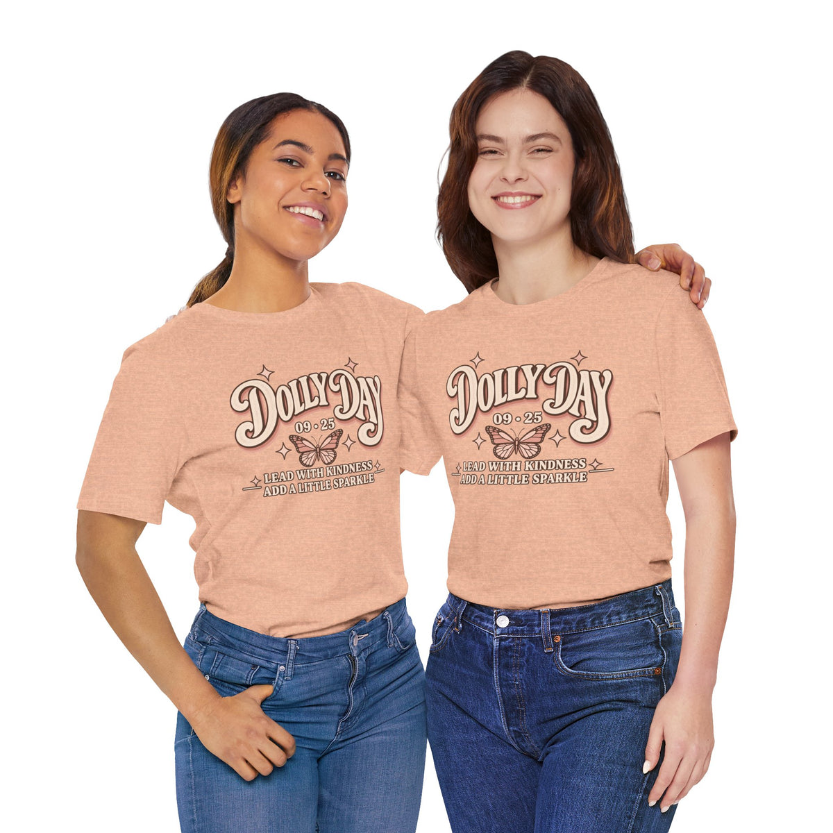 Dolly Day 9•25 Tee | Lead With Kindness & Add a Little Sparkle