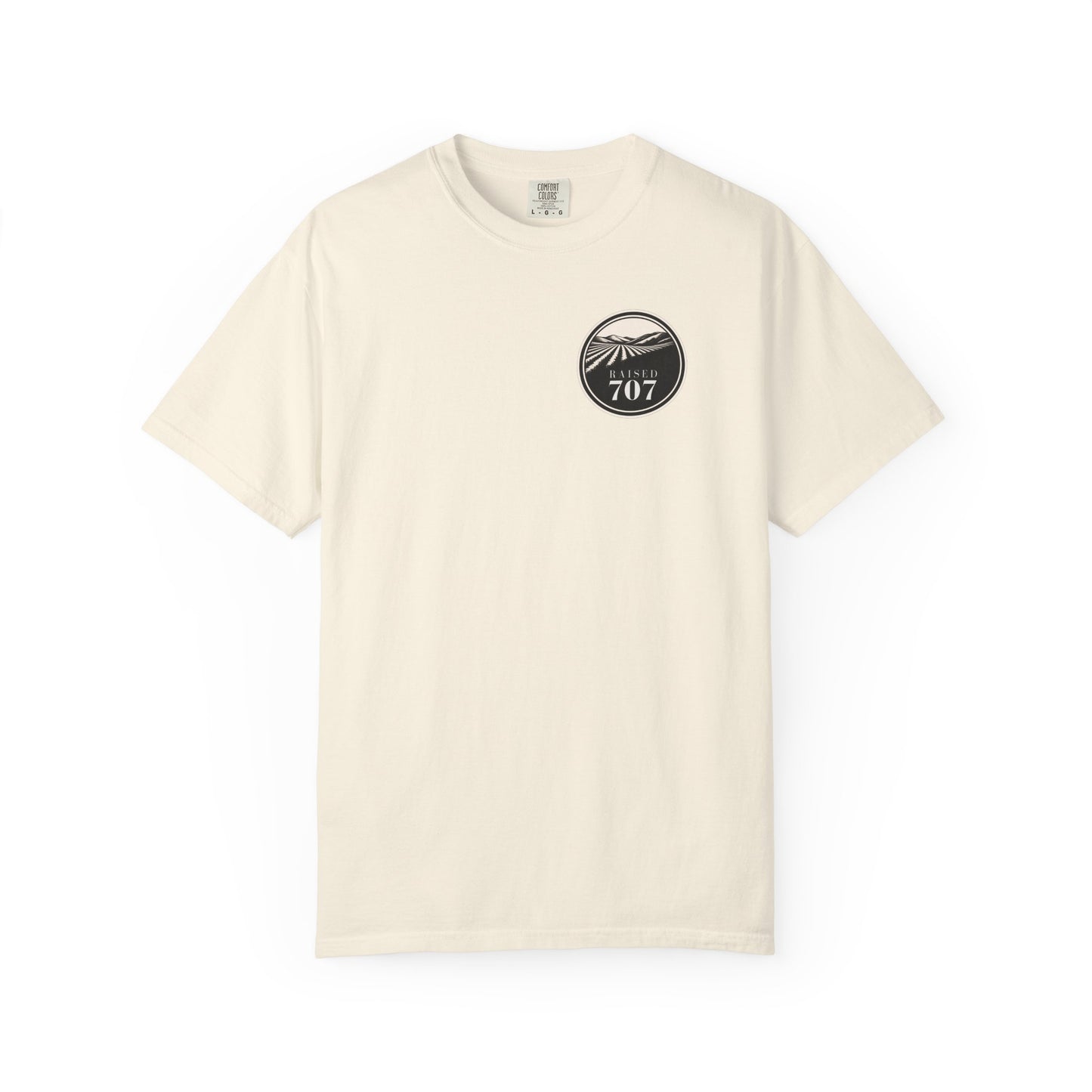 Raised in Napa County T Shirt | Napa Valley 707 Wine Country Tee | California Vineyard Shirt | Comfort Colors 1717