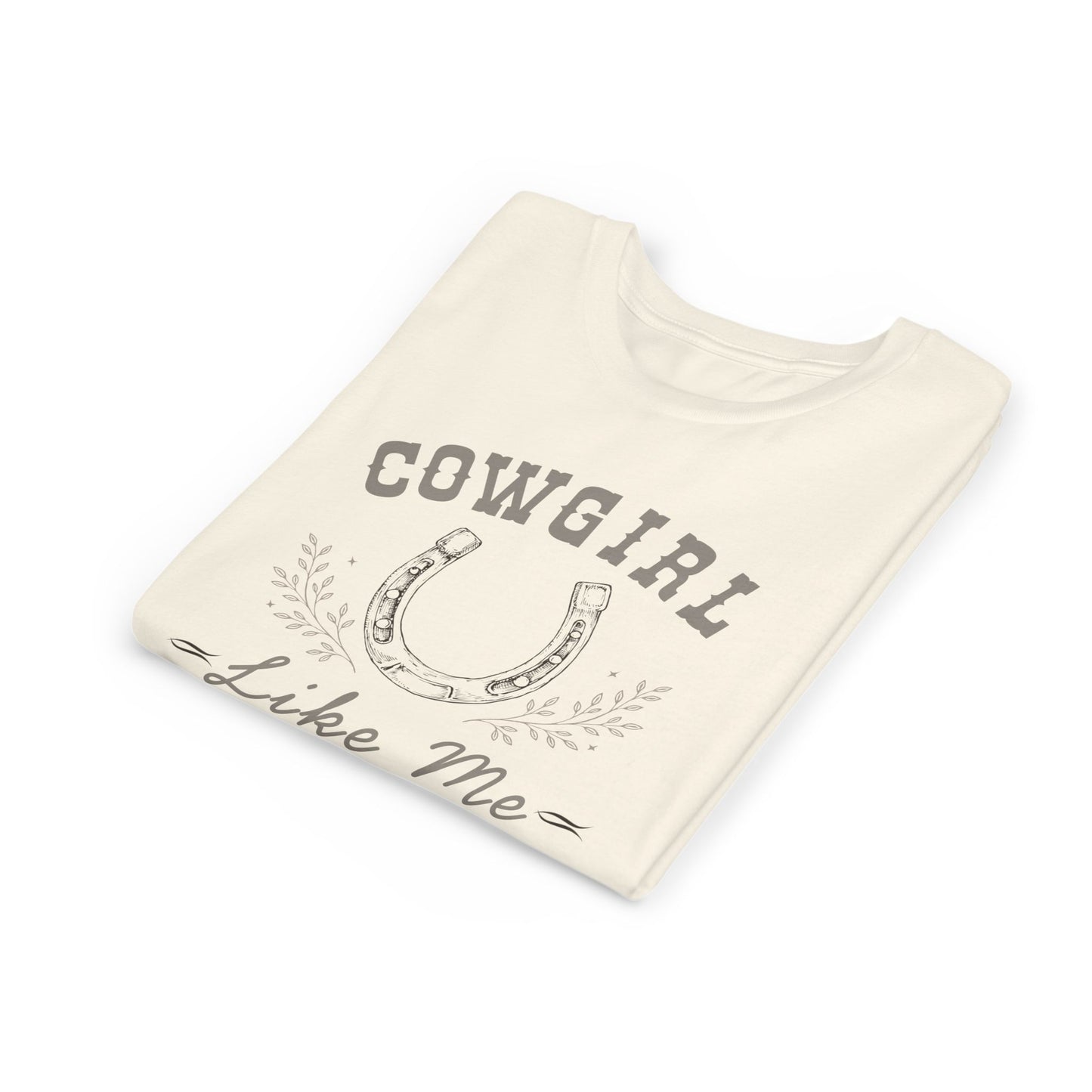 Cowgirl Like Me Girls Shirt | Western Kids Tee | Rodeo Girl Outfit | Horse Lover Gift