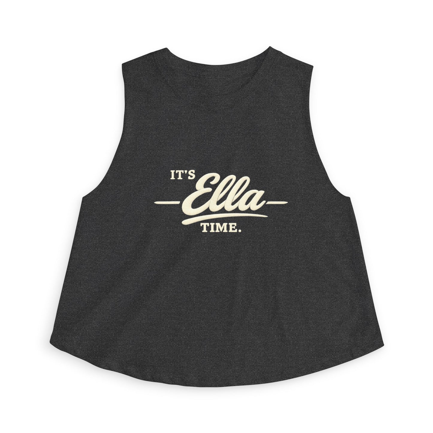 It's Ella Time Cropped Tank | Country Concert Outfit | Ella Concert Inspired Shirt | Country Music Fan Top