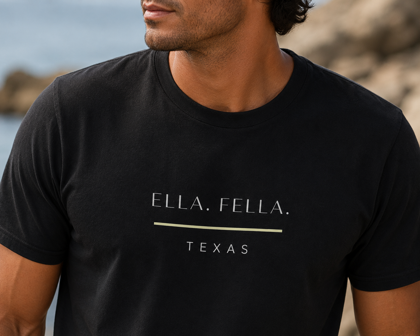 Ella Fella Texas Minimalist Graphic Tee | Country Music Concert Shirt