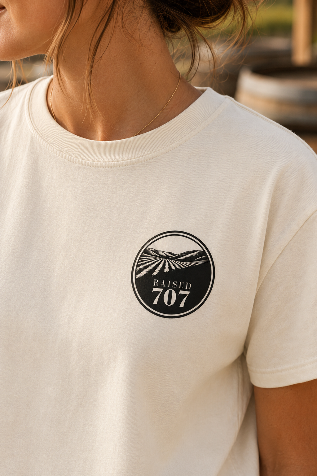 Raised in Napa County T Shirt | Napa Valley 707 Wine Country Tee | California Vineyard Shirt | Comfort Colors 1717
