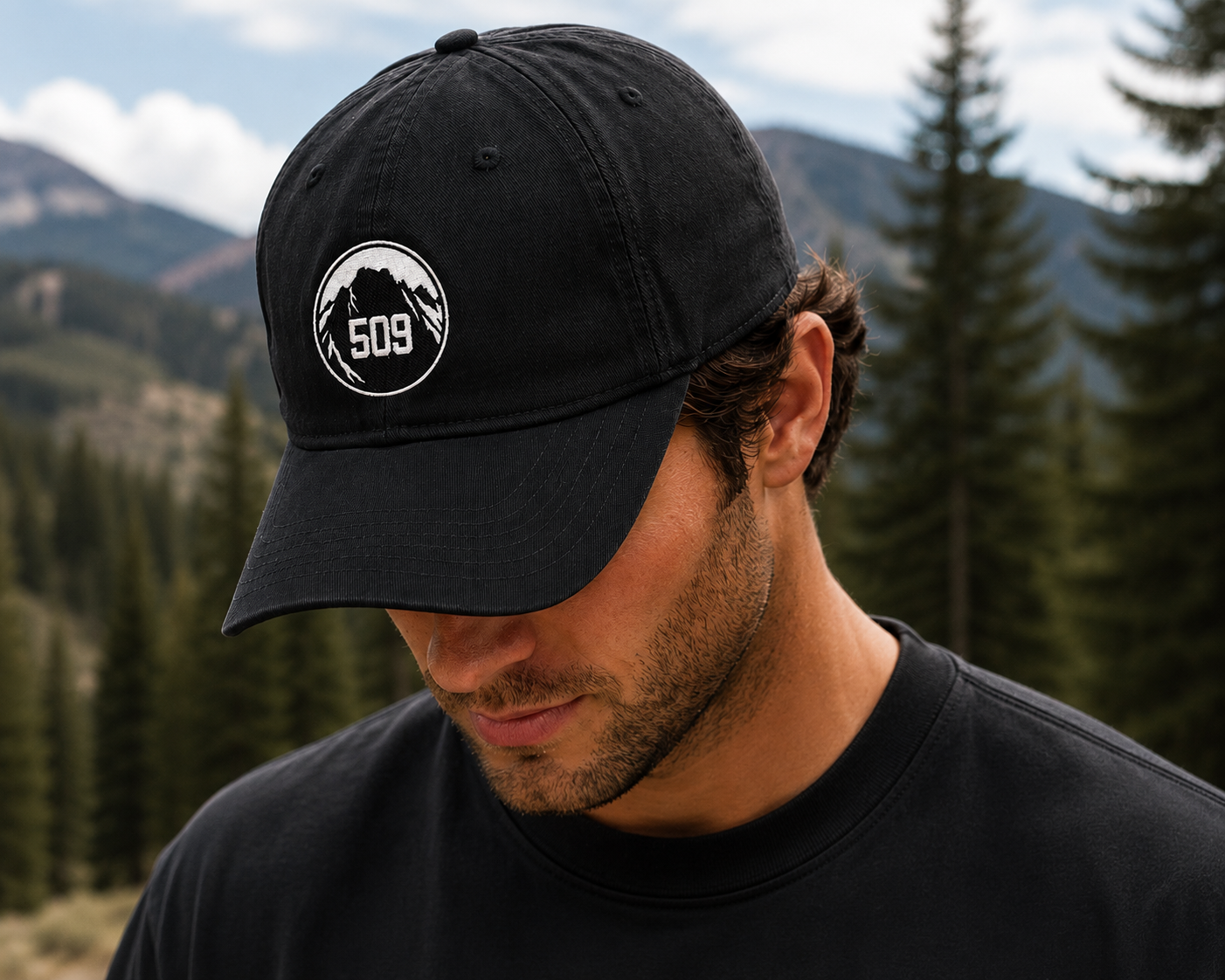 509 Hat | Roslyn Washington Dad Hat | PNW Baseball Cap | Washington Mountain Hat | Cle Elum | Suncadia | Leavenworth | Embroidered Cap