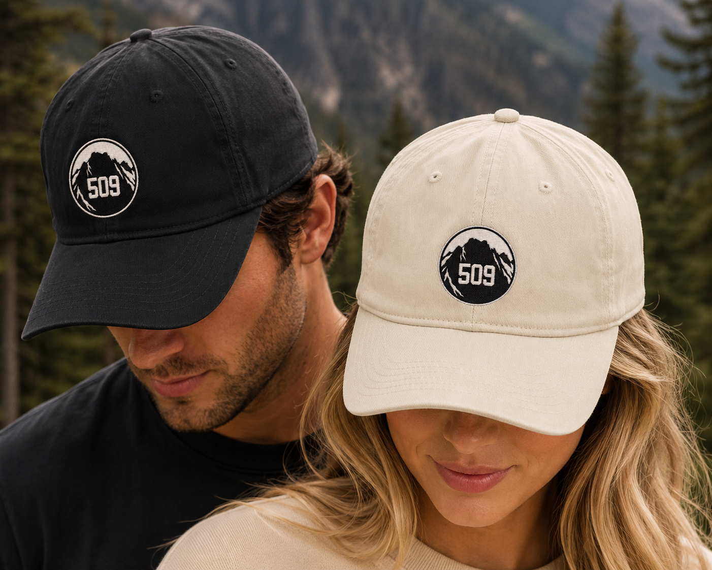 509 Hat | Roslyn Washington Dad Hat | PNW Baseball Cap | Washington Mountain Hat | Cle Elum | Suncadia | Leavenworth | Embroidered Cap