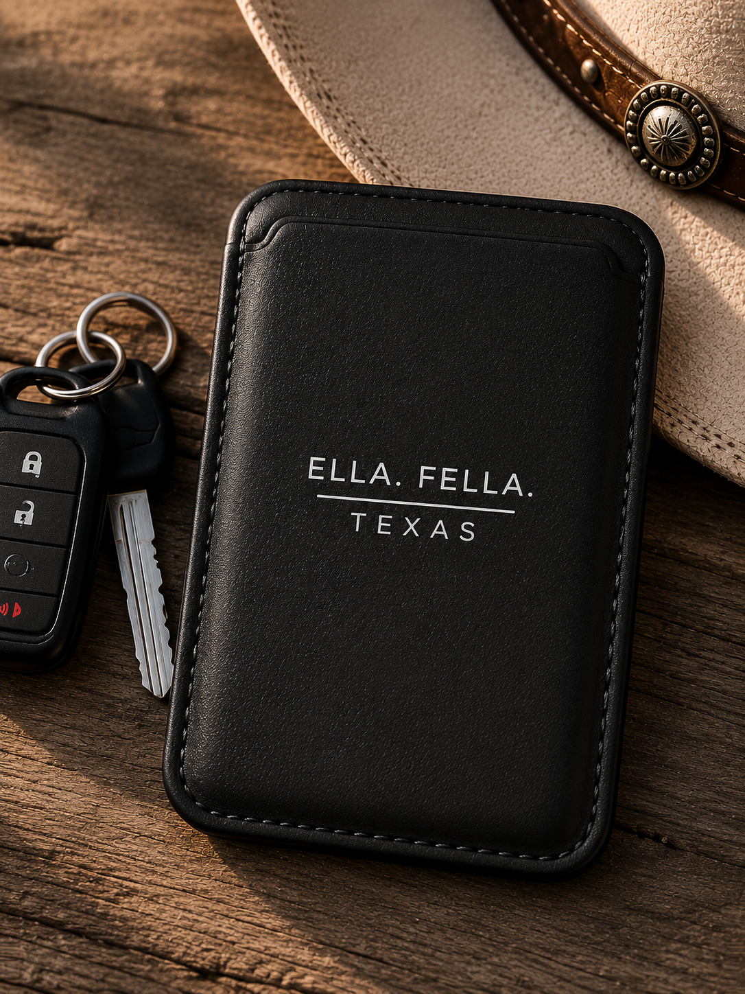 Ella Fella Texas Wallet (Magsafe Compatible) Money Clip iPhone Samsung Country Music