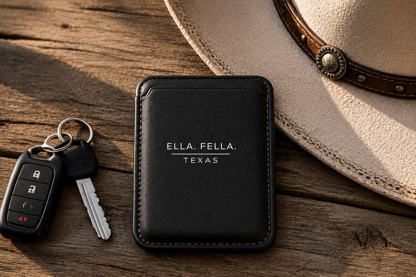 Ella Fella Texas Wallet (Magsafe Compatible) Money Clip iPhone Samsung Country Music