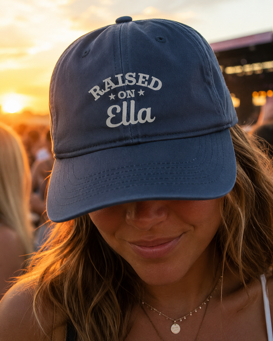 Raised On Ella Hat Country Concert Hat Western Lifestyle Baseball Cap