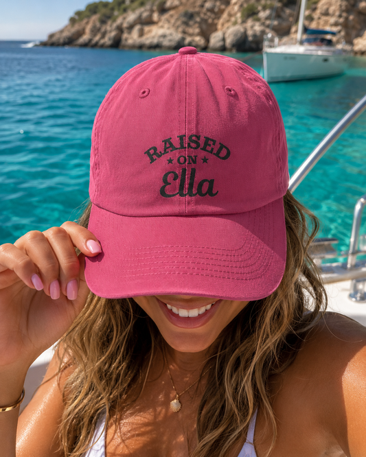Raised On Ella Hat Country Concert Hat Western Lifestyle Baseball Cap