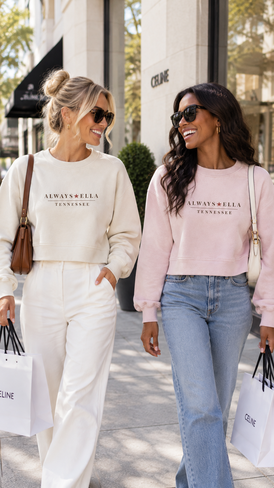 Always Ella Tennessee Cropped Sweatshirt | Women's Western Boutique Sweatshirt | Country Concert Outfit