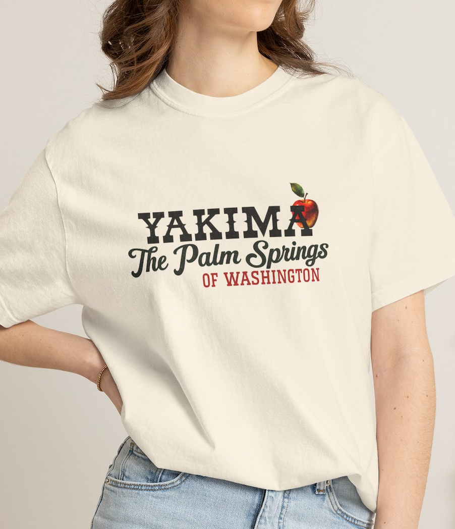 Yakima The Palm Springs of Washington T-Shirt | PNW Tee | Comfort Colors