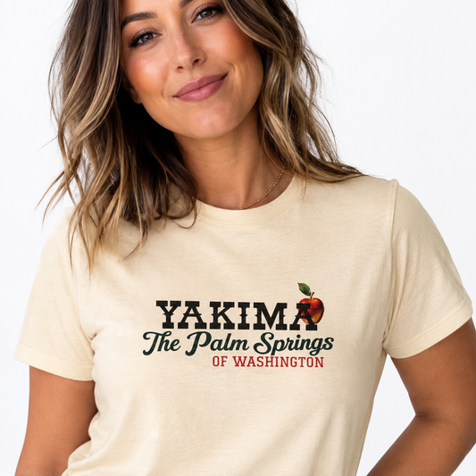 Yakima The Palm Springs of Washington T-Shirt | Yakima Retro Logo