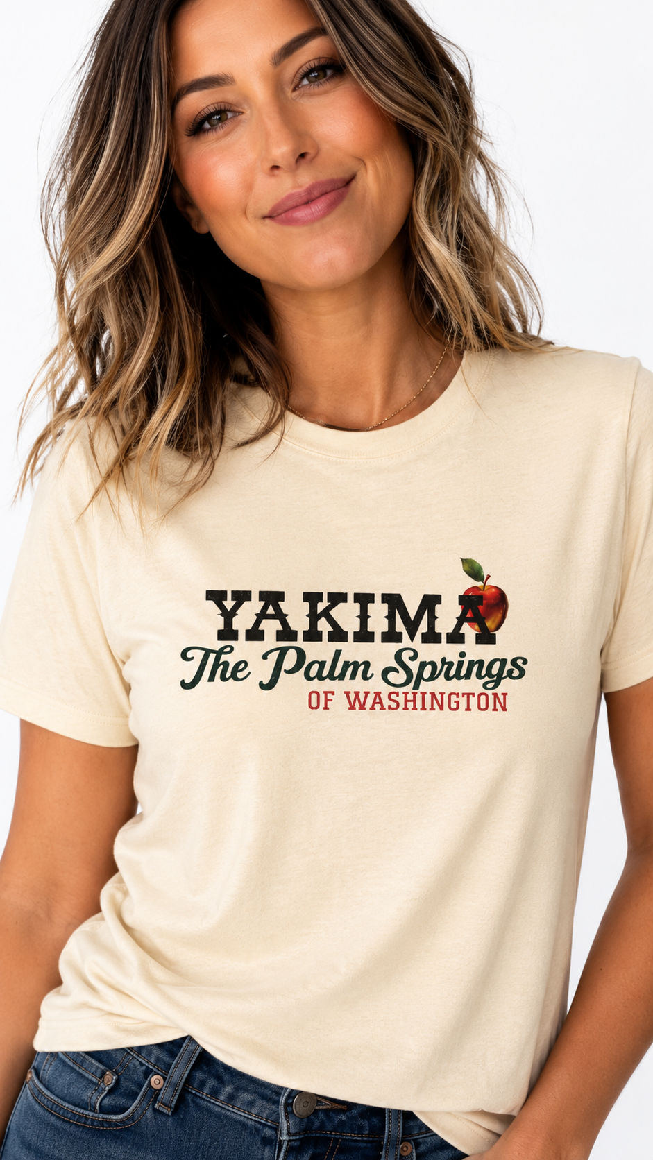 Yakima The Palm Springs of Washington T-Shirt | Yakima Retro Logo