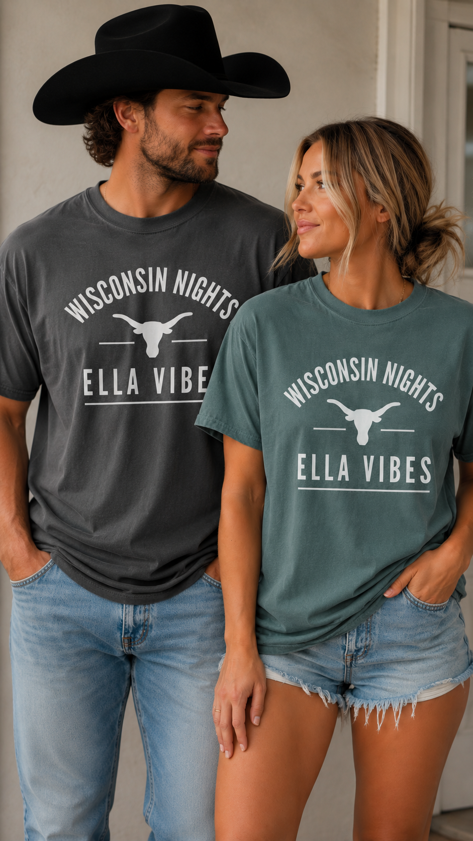 Wisconsin Nights Ella Vibes Shirt Country Concert Western Cowgirl Cowboy Unisex Graphic Tee Green Bay Concerts