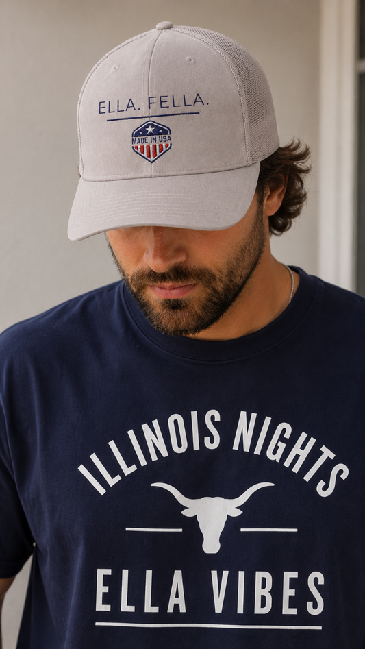 Illinois Nights Ella Vibes Shirt Country Concert Western Cowgirl Cowboy Unisex Graphic Tee State Fair Concerts