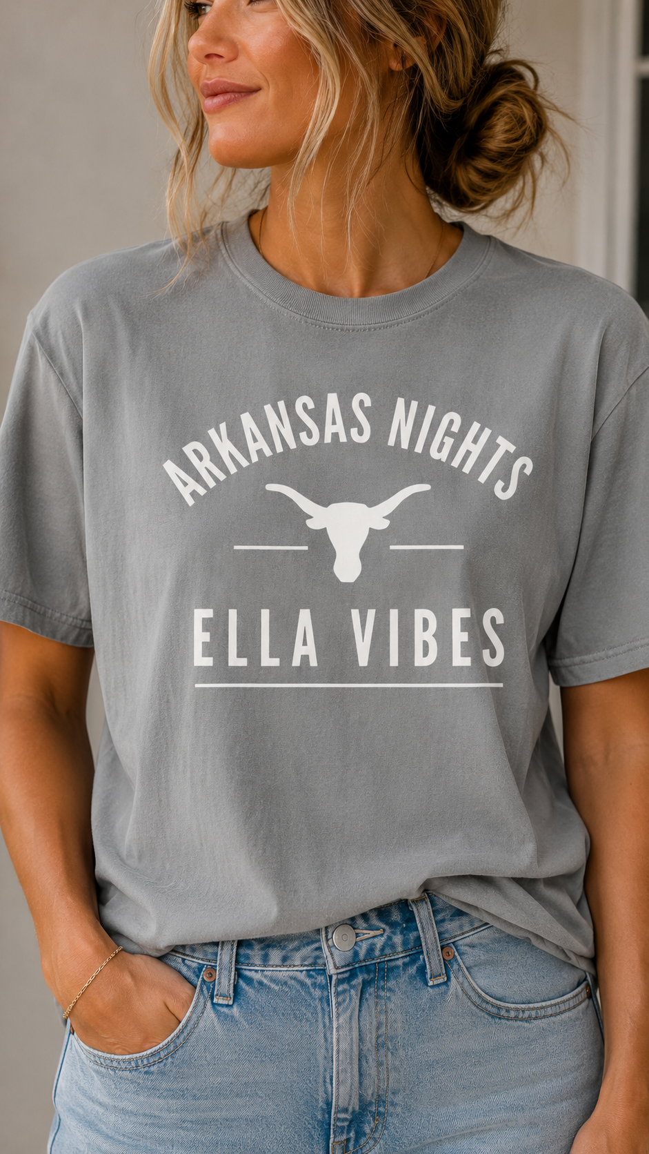 Arkansas Nights Ella Vibes Shirt Country Concert Western Cowgirl Cowboy Unisex Graphic Tee Little Rock Concerts