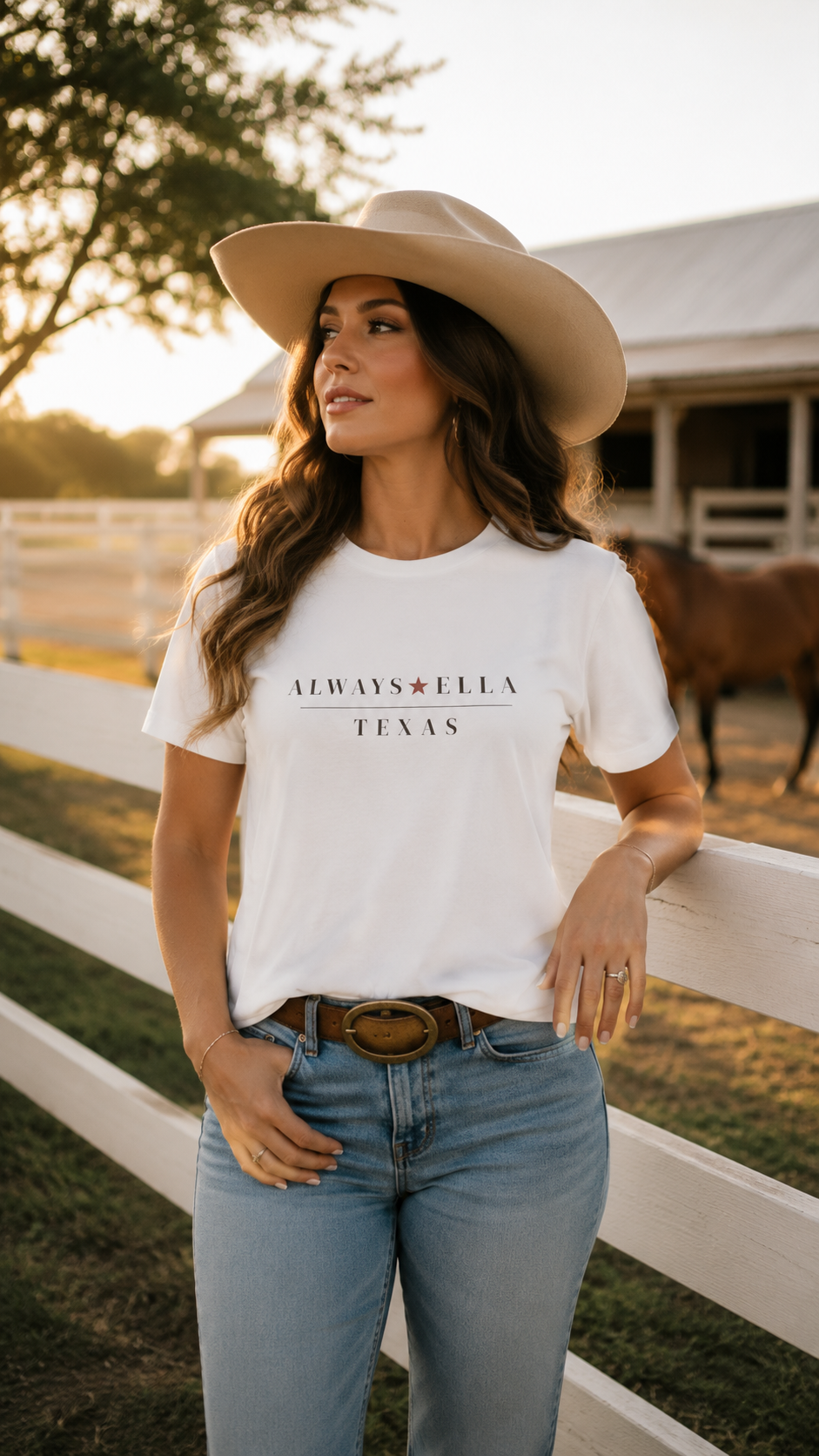 Always Ella Texas Shirt | Country Concert Tee | Western Cowgirl Graphic Tee | Boutique Country Shirt
