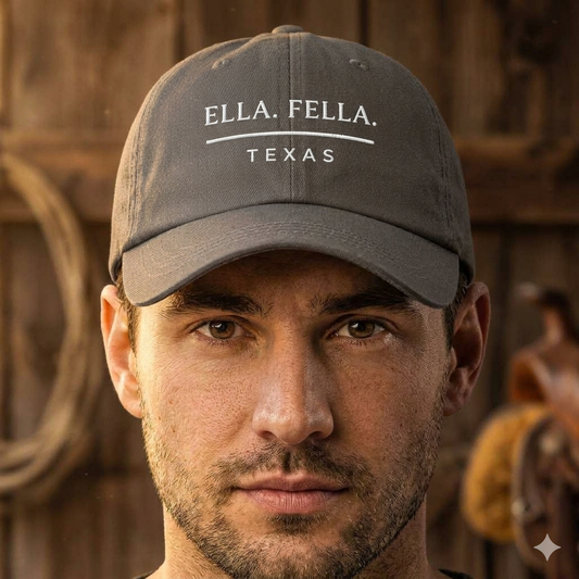 Ella Fella Texas Hat Country Music Fan Adjustable Baseball Cap Western Style